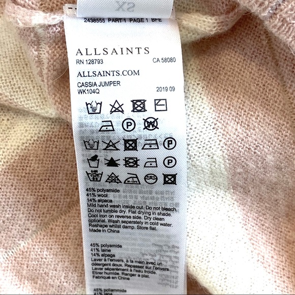 ALL SAINTS | Cassia Stripe Boatneck Sweater - Picture 6 of 10